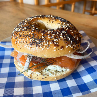 Shaz Salmon Bagel