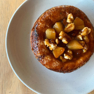 Apple Custard Bun